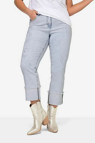 Angel of Style Regular-fit-Jeans Jeans Smiley-Muster Ziersteine 5-Pocket günstig online kaufen