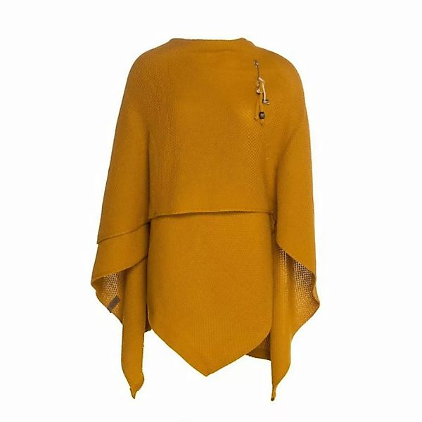 Knit Factory Strickponcho Jazz Poncho capes One Size Glatt Gelb (1-tlg) mod günstig online kaufen
