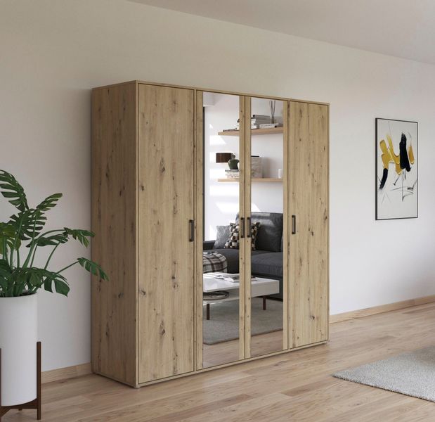 rauch Drehtürenschrank "Kleiderschrank Schrank Garderobe Wäscheschrank VOYA günstig online kaufen