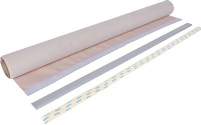 Liedeco Schiebegardine Klettband 1 Stk. tlg. HxB: 245x60, ohne Paneelwagen günstig online kaufen