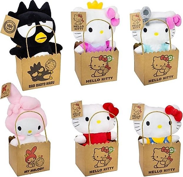 SANRIO Kuscheltier Hello Kitty Plüschfigur 27 cm Arzt blau mit Schleife pin günstig online kaufen