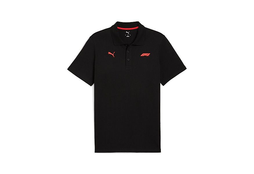 PUMA Poloshirt F1 ESS LOGO POLO 180G reguläre Passform, Kurzarm, gerippter günstig online kaufen