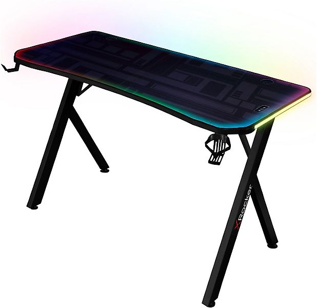 X Rocker Gamingtisch Lumio RGB - Gaming Schreibtisch mit Beleuchtung & App- günstig online kaufen