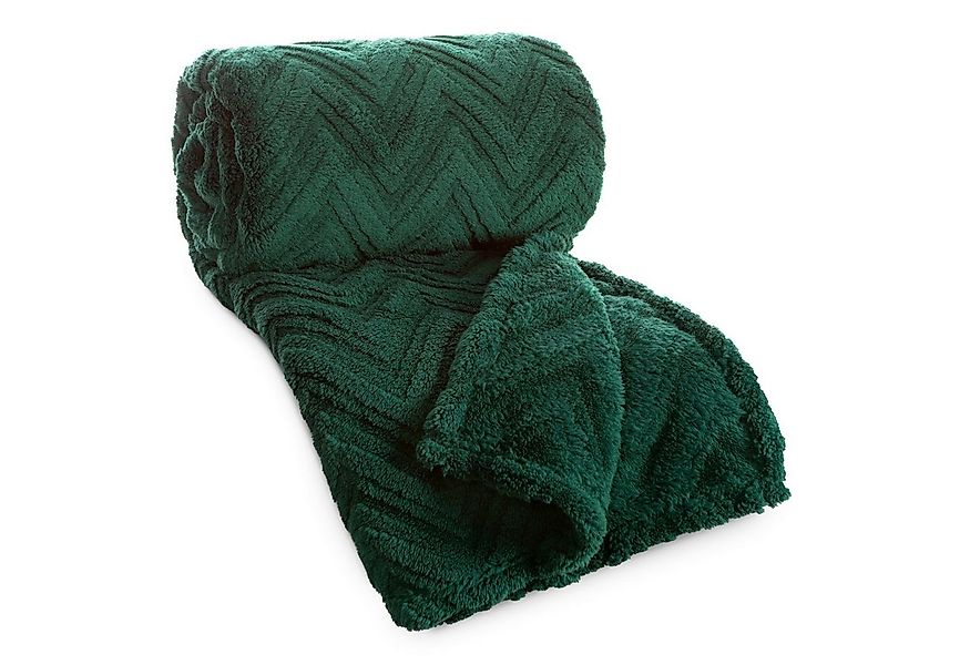 Wohndecke HYGGE Kuscheldecke mit Fischgrät-Struktur, Design91, Waffelmuster günstig online kaufen