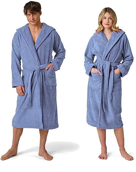 Möve Unisex-Bademantel Superwuschel Kapuze, ideal für Sauna & Spa, Hotelbad günstig online kaufen