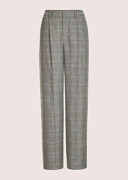 MADELEINE Bundfaltenhose "Bundfalten-Hose Glencheck-Hose mit weitem Bein" günstig online kaufen