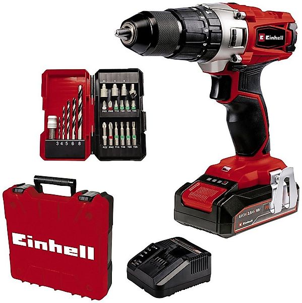 Einhell Akku-Schlagbohrschrauber TE-CD 18/2 Li-i +22 (1x2,5 Ah), max. 1250 günstig online kaufen