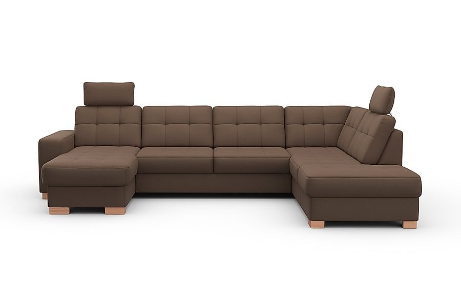 sit&more Wohnlandschaft "Quincy U-Form", wahlweise mit Bettfunktion und Bet günstig online kaufen