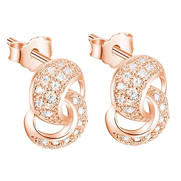 LÖB Paar Ohrstecker 18K Roségold Vergoldet günstig online kaufen
