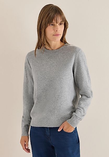 Cecil Strickpullover mit Rundhalsausschnitt günstig online kaufen