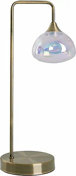 näve LED Tischleuchte »Varna«, 1 flammig, 1 flg. irisierendes Glas incl. 6 günstig online kaufen