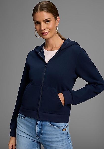 DELMAO Kapuzensweatjacke mit Reißverschluss, Kapuze & günstig online kaufen