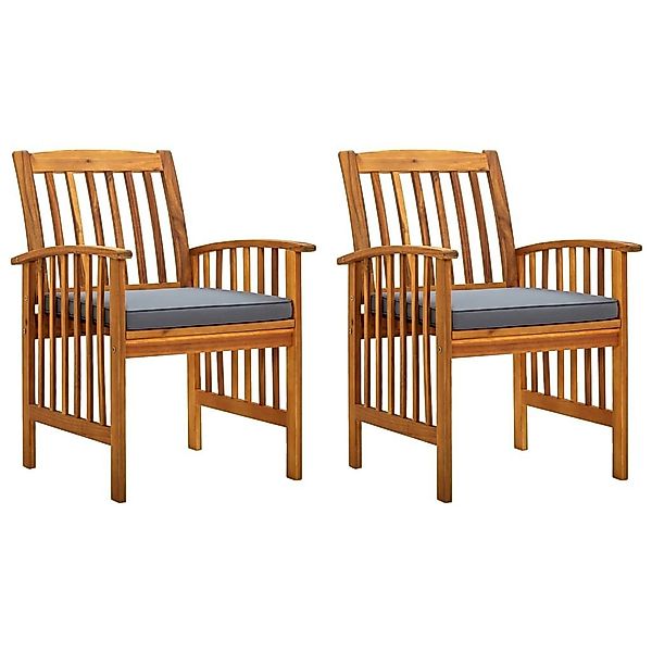 vidaXL Gartenstuhl Garten-Essstühle 2 Stk. mit günstig online kaufen