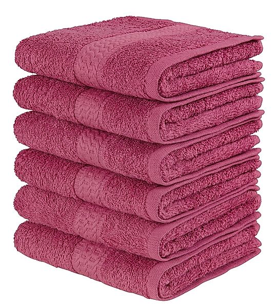 my home Gästehandtücher "Juna, als Set und Serie erhältlich, 6 Gästetücher, günstig online kaufen