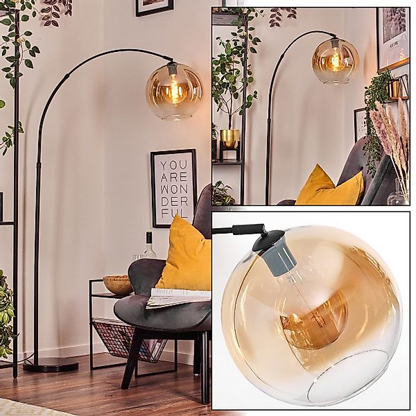 hofstein Stehlampe Stehlampe aus Metall/Glas in günstig online kaufen
