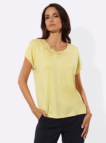 creation L Rundhalsshirt "Modal-Mix-Shirt" 1 tlg. günstig online kaufen