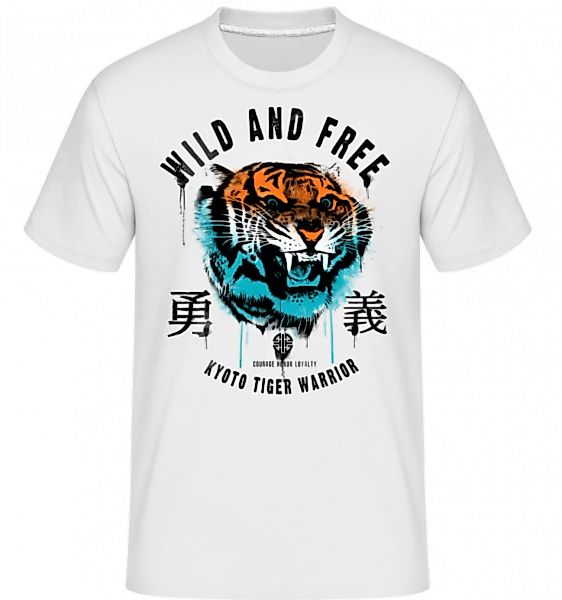 Wild And Free Tiger · Shirtinator Männer T-Shirt günstig online kaufen