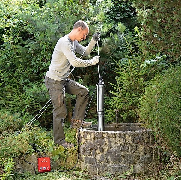 Einhell Tiefbrunnenpumpe "GC-DW 1300 N", 5.000 l/h max. Fördermenge günstig online kaufen