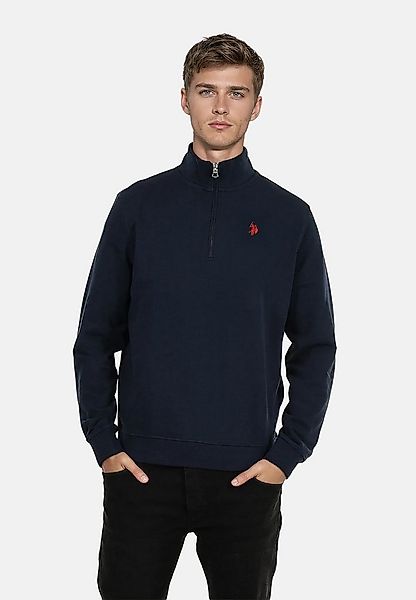 U.S. Polo Assn. Stehkragenpullover USKiaan – Herren Sweatshirt mit Rundhals günstig online kaufen