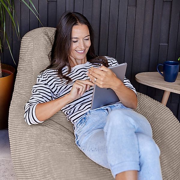 icon Sitzsack Sessel mit Liege aus günstig online kaufen