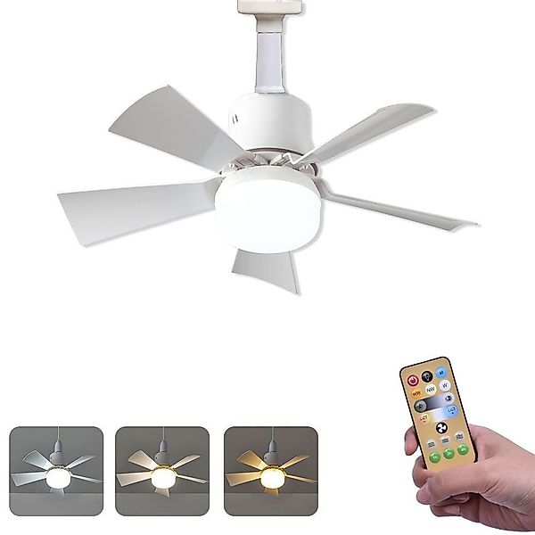QUBEBU LED Deckenleuchte Deckenventilator LED Deckenleuchte günstig online kaufen