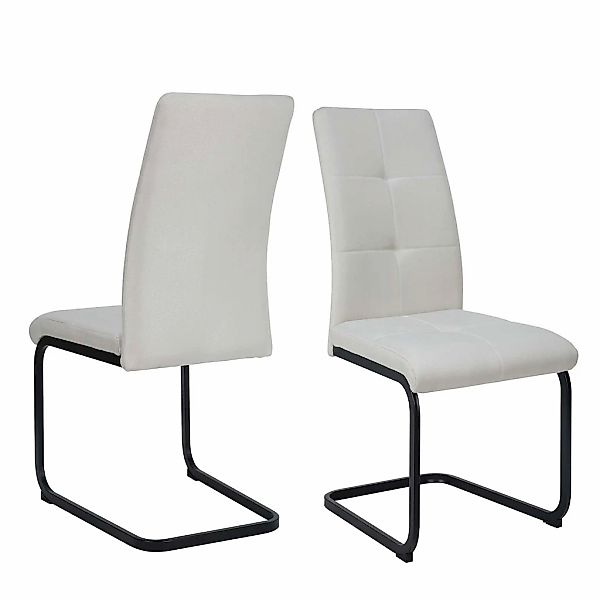 OTTO home Esszimmerstuhl "Calgoty" () 2 Stk. Freischwinger, gepolsterte Rüc günstig online kaufen