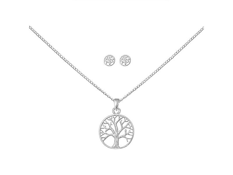 ALEXANDER YORK Schmuckset 925 Sterling Silber, Schmuckset, Halskette, Ohrst günstig online kaufen