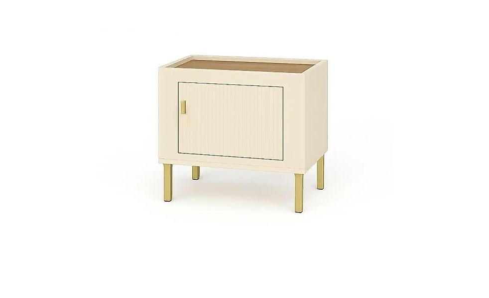 Nachtkommode   ¦ beige ¦ Maße (cm): B: 48 H: 47 Tische > Nachttische - Höff günstig online kaufen