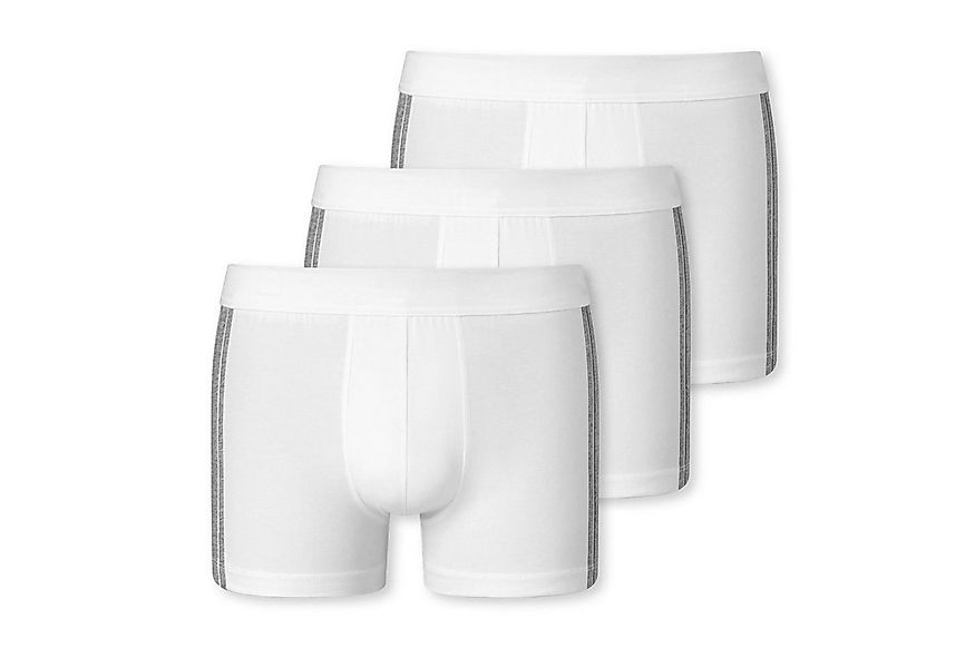 Schiesser Boxershorts (3-St) mit seitlichen Streifen im 3er Pack günstig online kaufen