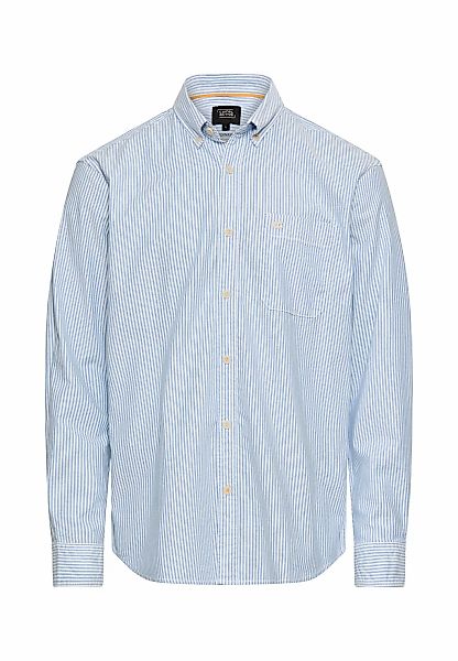 camel active Streifenhemd Langarm, mit Button-Down-Kragen günstig online kaufen
