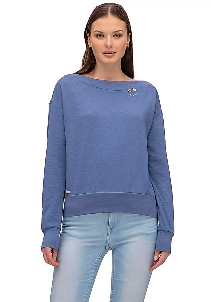 Ragwear Sweater "Sweat DALIDDA", mit Zierknopfbesatz in natürlicher Holzopt günstig online kaufen