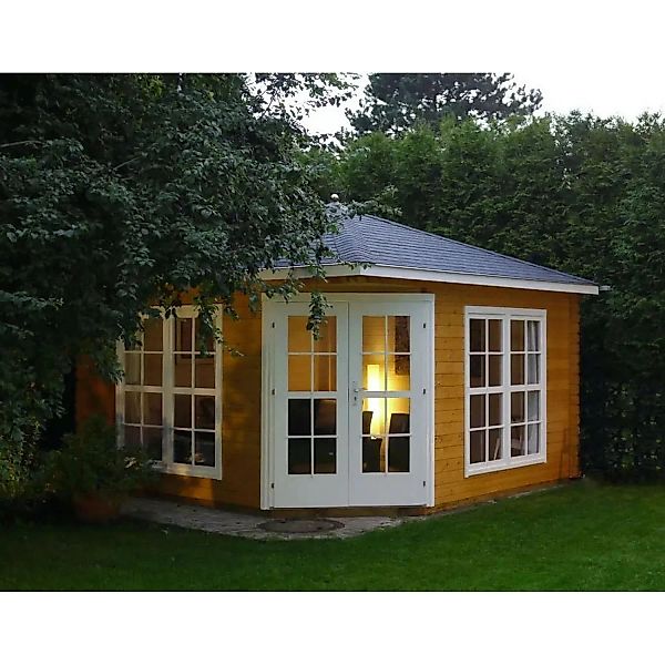 Tene Kaubandus Holz-Gartenhaus Victoria 40 Spitzdach Unbehandelt günstig online kaufen