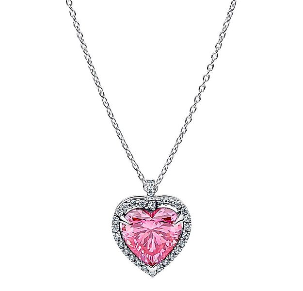 Pandora Kette mit Anhänger 394414C01-45, pinkes Herz günstig online kaufen