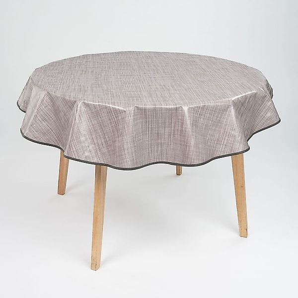laro Tischdecke 140cm rund Tischdecke Saum-Eingefasst günstig online kaufen