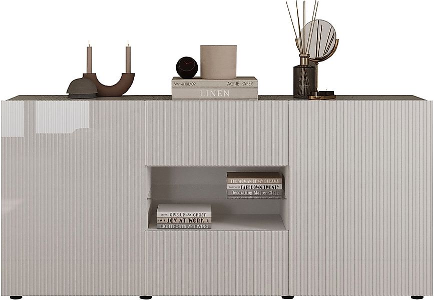 INOSIGN Sideboard "Rio Breite 181 cm, Kommode mit 2 Türen u. 2 Schubkästen, günstig online kaufen