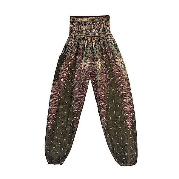 YRIIOMO Loungepants Damen Haremshose im Boho Stil mit lockerer Passform, id günstig online kaufen