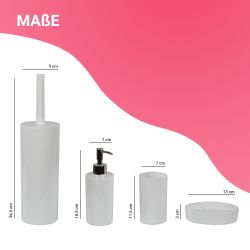 Bestlivings Seifenspender badkomfort, (Kombi-Set, 4-tlg), 4-teiliges günstig online kaufen