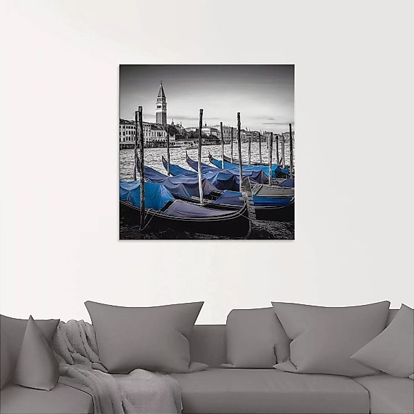 Artland Glasbild »Venedig Canal Grande & Markusturm I«, Boote & Schiffe, (1 günstig online kaufen