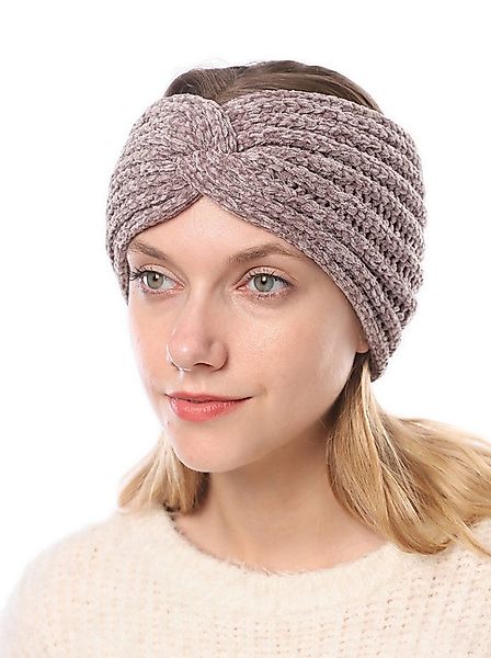 axy Haarband Damen Strick Stirnband mit Twist Knoten HBW3, Strick Winter St günstig online kaufen