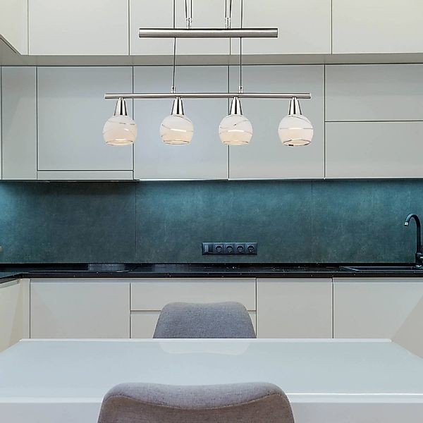 GLOBO LIGHTING LED-Hängeleuchte ELLIOTT, Leuchtmittel wechselbar, Warmweiß, günstig online kaufen