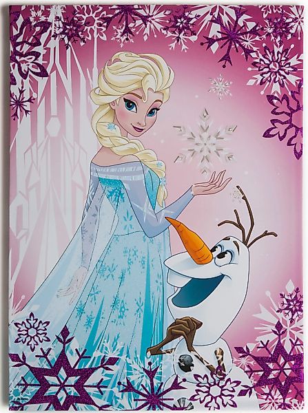 Disney Leinwandbild "Frozen Elsa & Olaf", (1 St.) günstig online kaufen