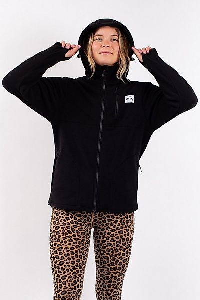 Eivy Fleecepullover mit Kapuze und Daumenschlaufen günstig online kaufen