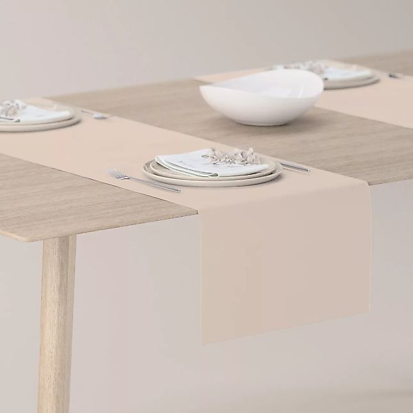 Tischläufer, hellbeige, 40 x 130 cm, Crema (144-65) günstig online kaufen