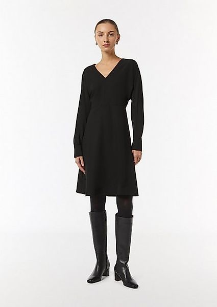 Comma Minikleid Kurzes Crêpe-Kleid mit Fledermausarm günstig online kaufen