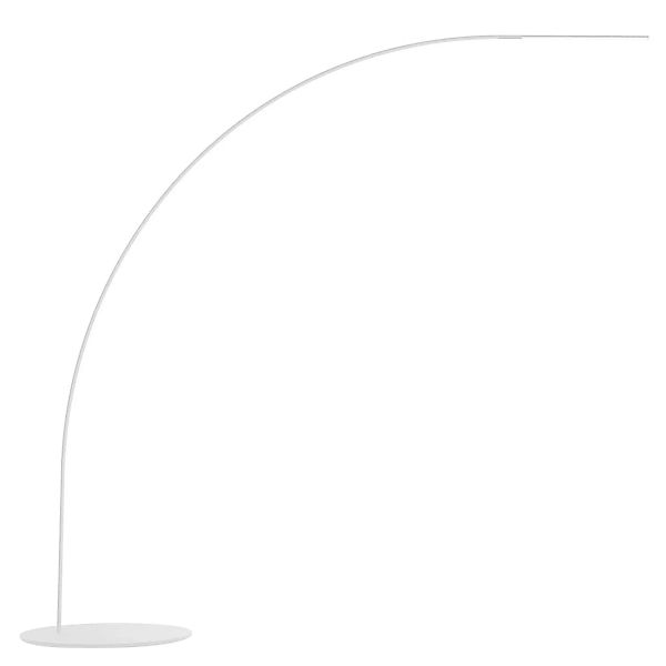 Fontana Arte - Yumi LED Stehleuchte - weiß/Aluminium lackiert/LxH 250x210 c günstig online kaufen