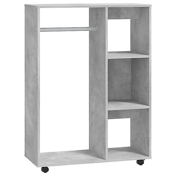 vidaXL Kleiderschrank Betongrau 80x40x110 cm Holzwerkstoff günstig online kaufen