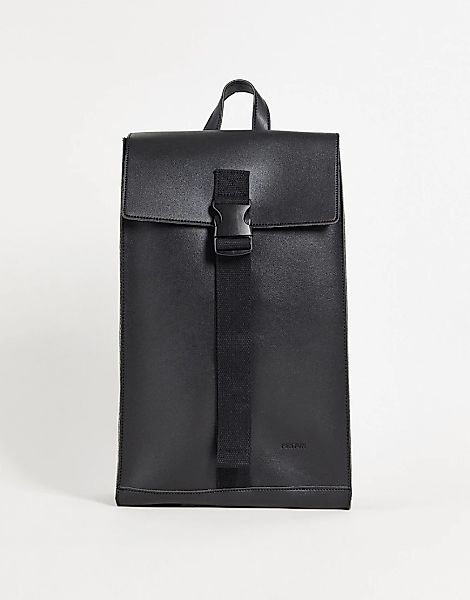 Fenton – Rucksack in Schwarz mit Verschluss zum Zuklappen günstig online kaufen