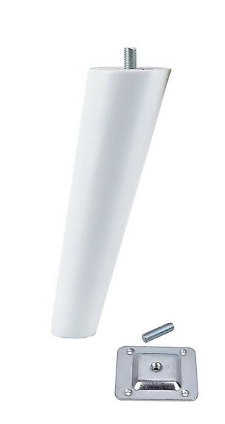 Prima-Online Möbelfuß Holz Schrank Möbelbeine Schräg Gerade Konisch Möbelfü günstig online kaufen