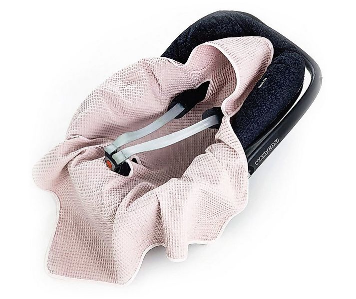 Einschlagdecke Einschlagdecke Waffelstoff Baumwolle Babyschale Autositz,Som günstig online kaufen