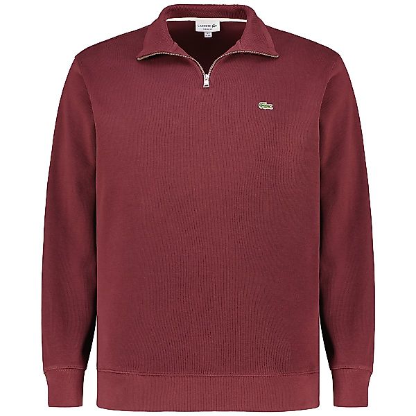 LACOSTE Feinstrick-Sweatshirt aus Biobaumwolle Farbe weinrot Größe: 5XL günstig online kaufen